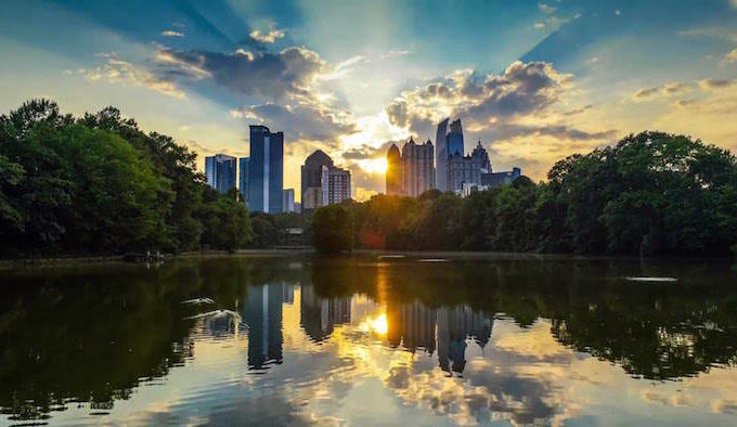 Park located in Atlanta.