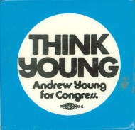 Andrew Young campaign button